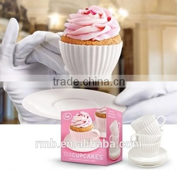 Cake Silicone Baking Molds Maker Cup-shaped Dessert Muffin Cake Cup