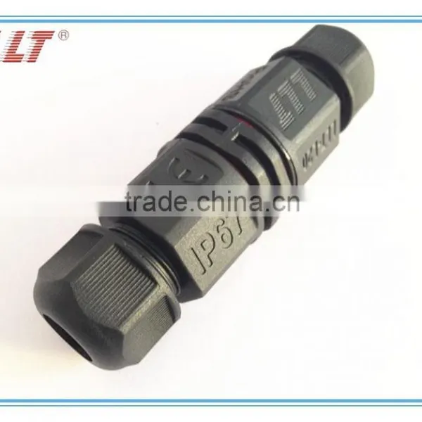 Outdoor Lighting Cable Connector 2 Pin Waterproof Screw Connector photo-2