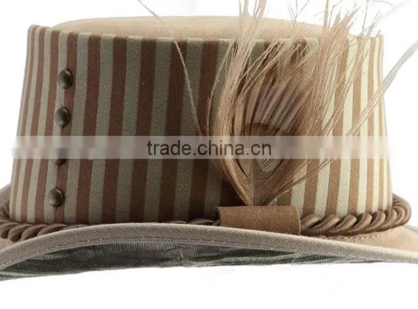 "Julep" - HEAD N HOME HATS - Leather - Top Hat - Mint Women Hats photo-4