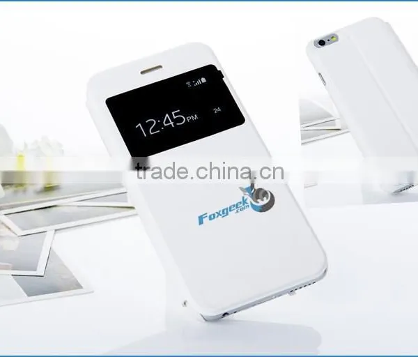 2015 New Arrival Fashion Design High Quality Microfiber Leather Phone Case for Iphone 6 4.7 Inch ,for Case Iphone 5 Leather photo-4