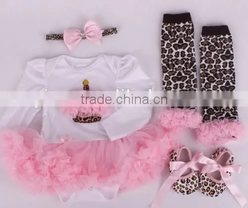 Baby Girls Tutu Skirt Sets Hair Bands Dress Socks Shoes Tutu Skirt Sets photo-3