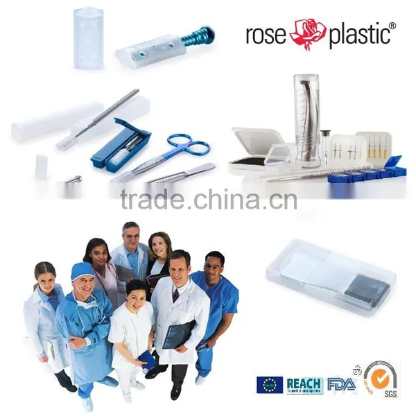 Hot sale plastic packaging printing for medical instrument, stationery and tools