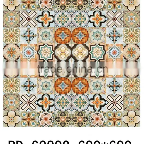 Golden/gilded Glazed Discontinued Ceramic Floor Tiles photo-2