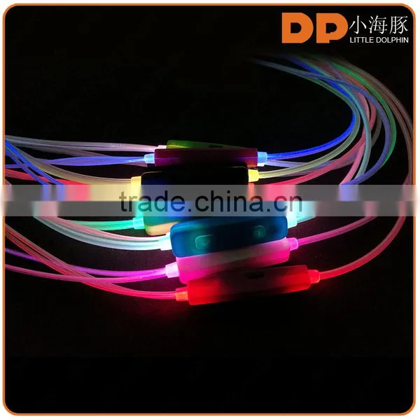 Newest Patent Product Color Change LED Earphone Headphone for Iphone photo-6
