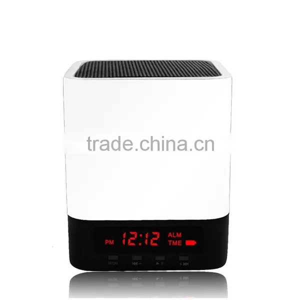 TLS28 Mini fm Function Led Time Display Blue Tooth Speaker With Built-in Mic photo-2