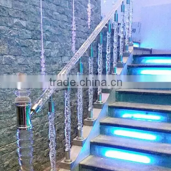 Factory Price Transparent Acrylic Crystal Baluster/ Acrylic Bubble Handrial photo-4