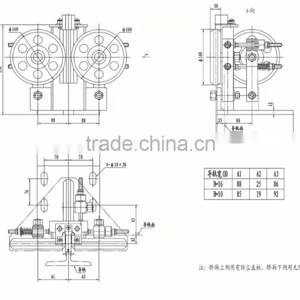 Elevator Parts,rolling Guide Shoes photo-2