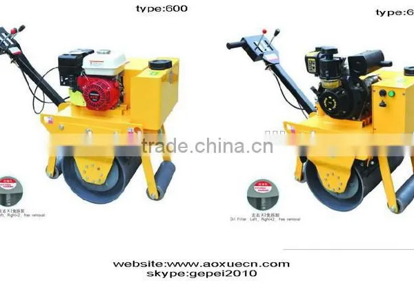 Single drum hydraulic vibration road roller, construction compacting machine