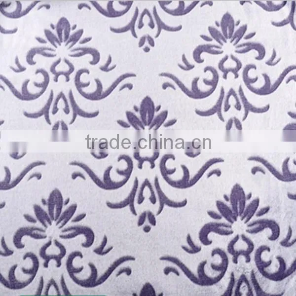 Flower Embossed Flannel Fleece Fabric,3d Bedding Sets Fabric photo-4