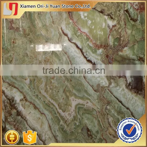 Good Quality OEM Royal Pure Green Onyx Stone Slabs photo-4