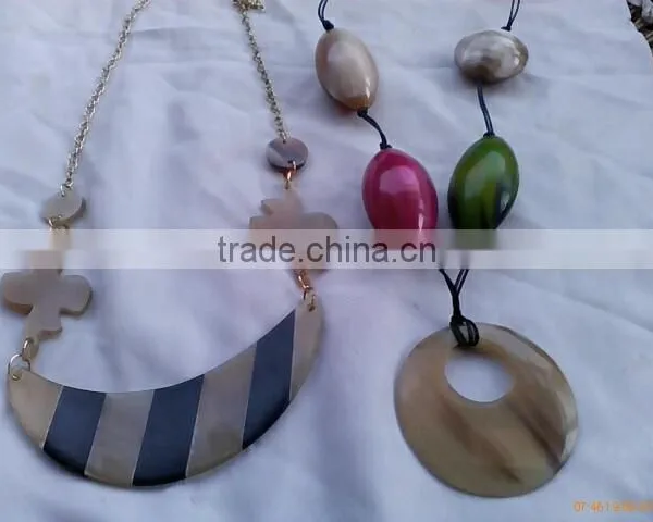 Buffalo Horn Necklace Jewelry Stylish & Fashion Jewelry Necklace Latest New Design Pic in India 2016 for Girls photo-4
