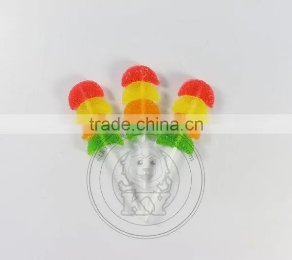 Fruity Shape Soft Gummy Jelly Candy Lollipop photo-5