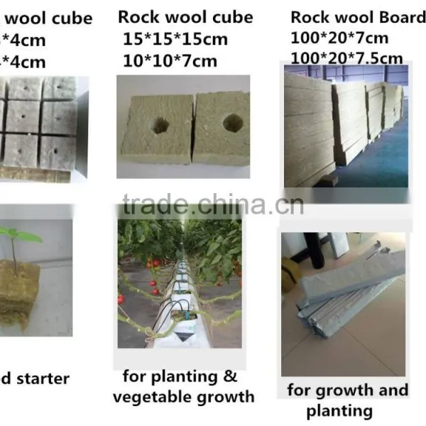 7.5*7.5*7.5cm Rock Wool Grow Cubes for Plant Hydroponic Agriculture photo-5