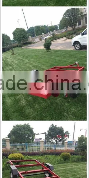 4x8 Powder Coated Folding Utility Trailer photo-2