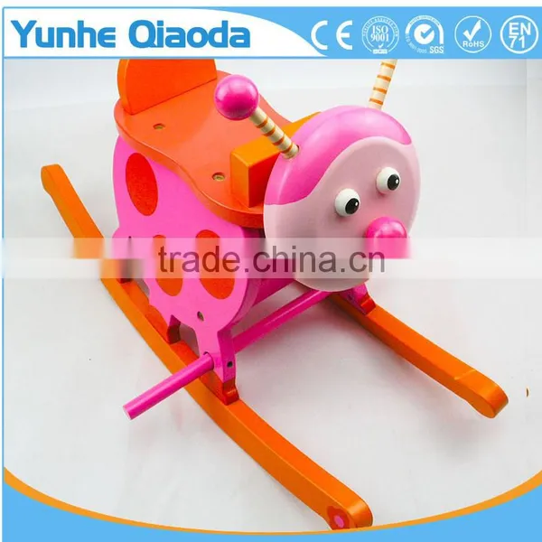 Child Wooden Rocking Insect Rocker Insect Wooden Rocker,Wooden Horse Rocker,Wooden Toy Rocker Produc photo-5