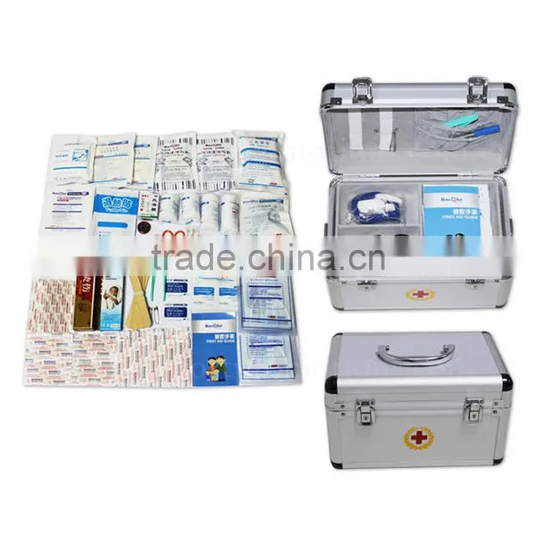 Heavy Duty Portable Emergency Medical Aluminum First Aid Kit Box photo-3