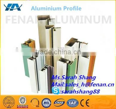 White Powder Coat Aluminum Extrusion Profile for Window Use photo-3