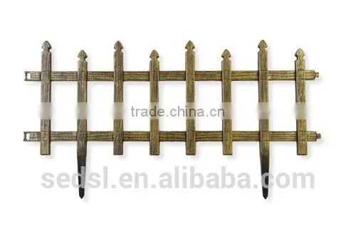 Factory Price Golden Plastic Split Rail Fence photo-2