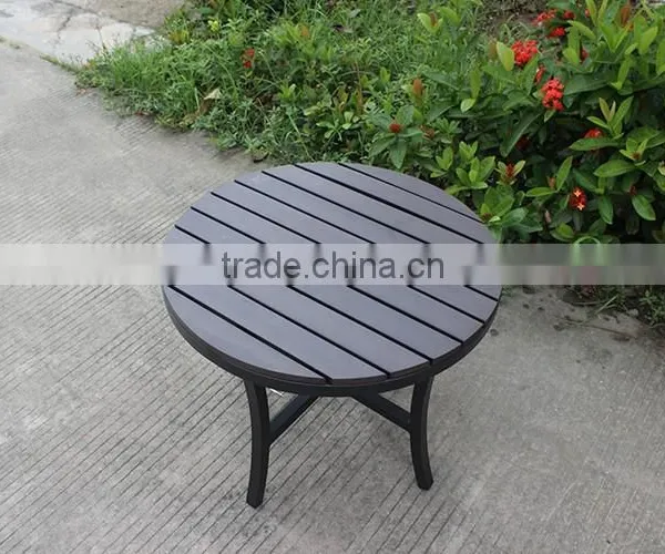 Wooden Furniture Outdoor Aluminum Table Plastic Tabletop photo-3
