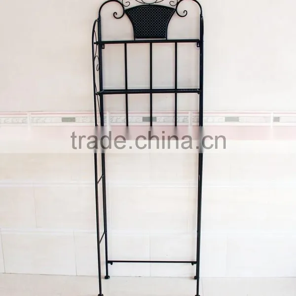Metal 3 Shelf Bathroom Storage Organizer Spacesaver Towel Over Rack Toliet photo-3