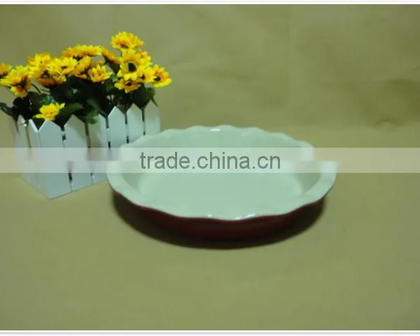 2014 Wholesale Daily Use Porcelain Ceramic Bakeware Fruit Plate photo-4