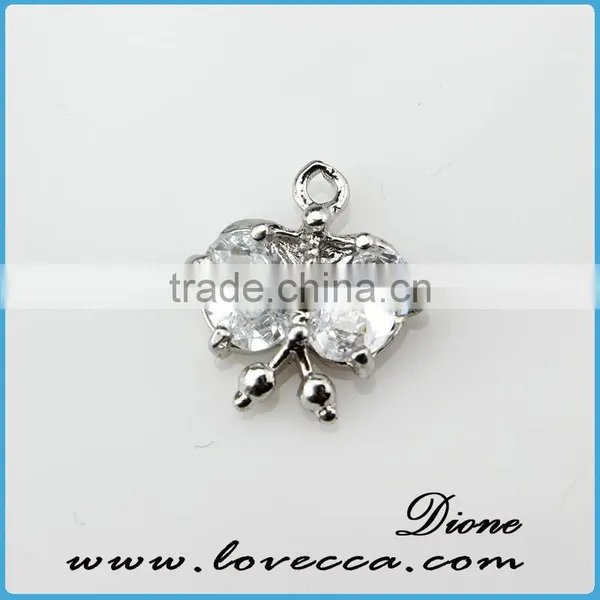 Latest Charm Micropave Setting Crystal Jewelry Pendant Fashion Jewelry of Four Leaf Clover Pendant for Sale photo-3