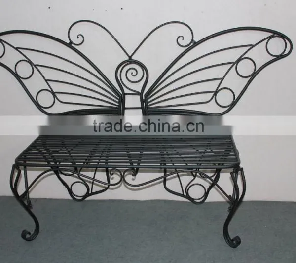 Metal Butterfly Bench for Garden photo-3