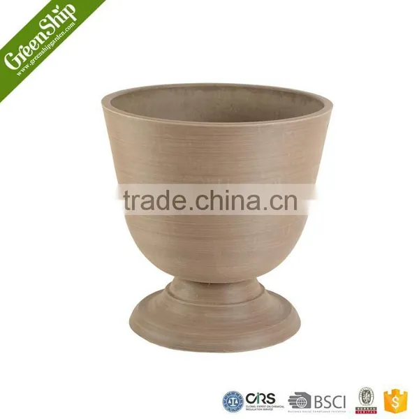 Cup-Shaped Garden Planter / UV Resistant Outdoor Container / Environmental Friendly Outdoor Plant Pots photo-2