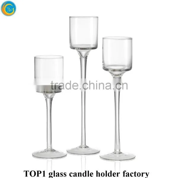 Stemmed Glass Votive Candle Holders Wedding photo-2