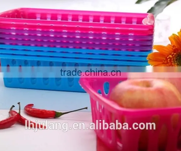 Useful BPA-Free Medium Size Plastic Washing Basket/ Fruit Vegetable Basket photo-4