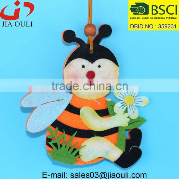 Beautiful Easter Decorations Non-woven Fabric Bee Hanger photo-2
