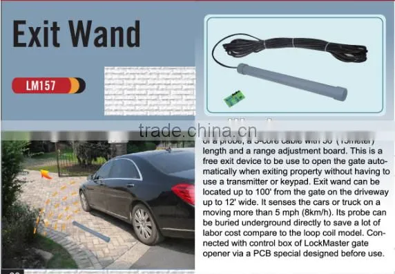 100 Ft Vehicle Exit Wand for Automatic Gate Opener photo-5
