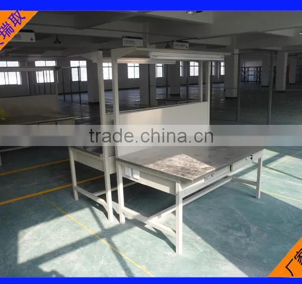 Heavy duty assembly line table with darwers
