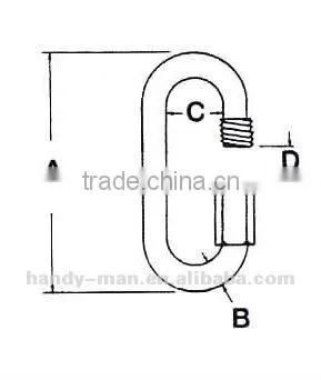 Marine Deck Hardware Stainless Steel Triangle Quick Link photo-3