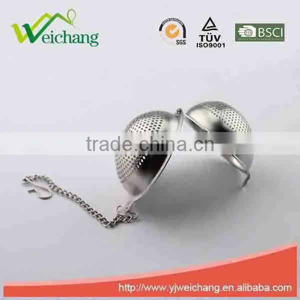 WCYY0006 High Quality Hot Sale 304 Material Circular Long Chain Tea Ball Tea Infuser Tea Strainer photo-4