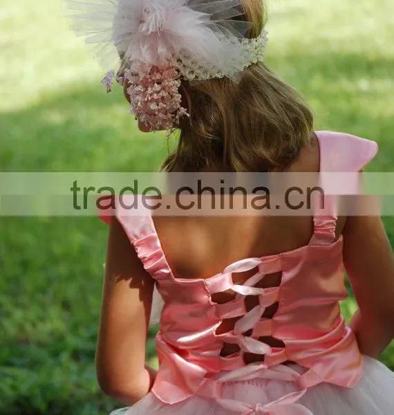 Kids Frock Designs One Piece Girls Party Fancy Frocks Dresses HSD2401 photo-4