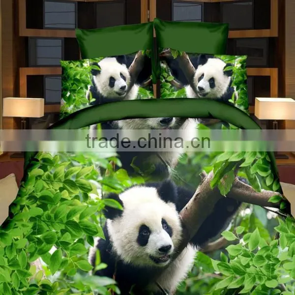Animal Horse 3 D Bedding Cotton Duvet Cover Bed Set
