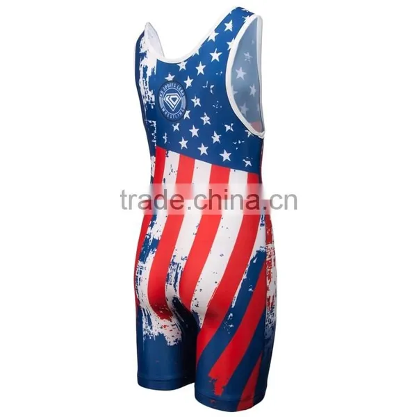 Dry Fit Breathable Wrestling Singlets Could Plus Size photo-2