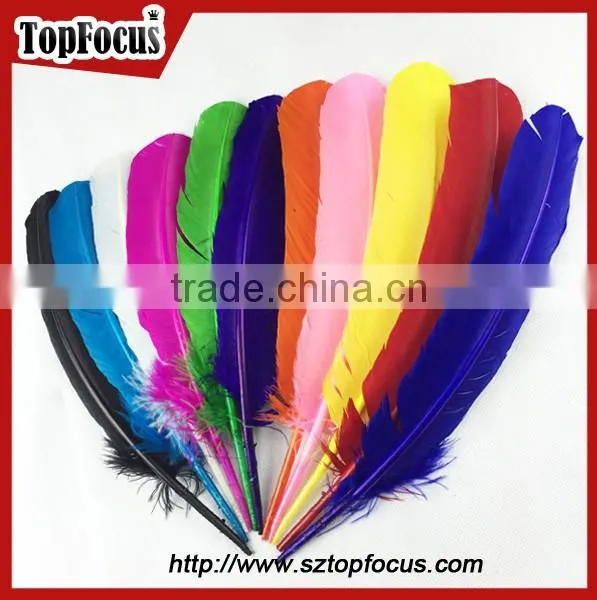 Factory Prices Wholesale Prime Quality Dyed Turkey Wing Feather photo-5