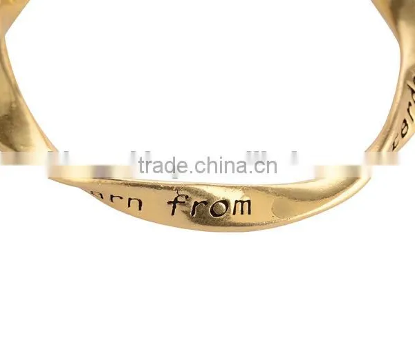 Reach for the Stars Small Crystal Charm Bangle Popular Women Twist Bangle Fashion Design Metal Bangle photo-5