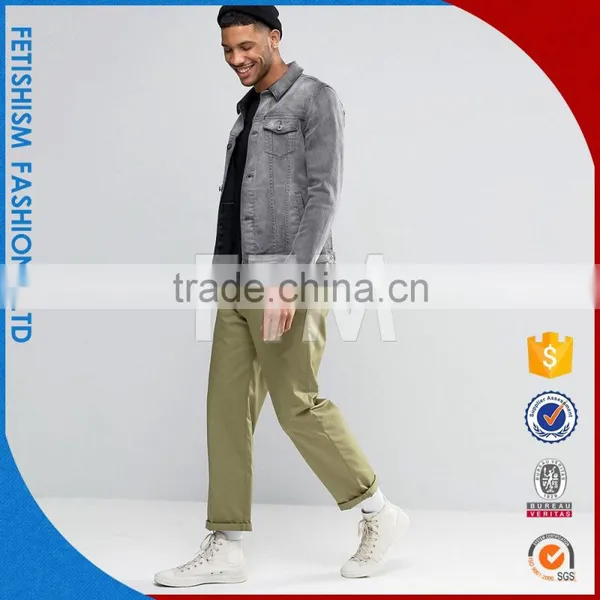 China Manufacturer OEM Custom Denim Winter Jacket Men 2016 photo-4