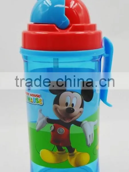 350ml Kids Sipper Bottle/cartoon School Portable Water Bottle/promotional Gifts photo-3