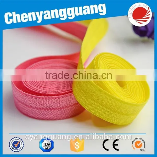 Hair Ties Latest Fashion Design Print Fold Over Elastic photo-3