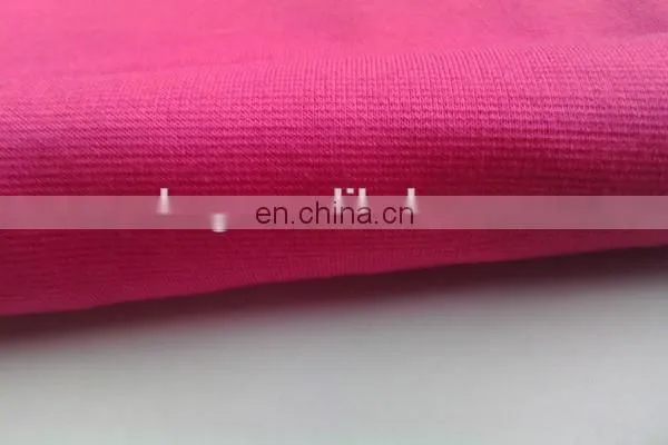 Winfar Textile Super Soft Jersey Pink Color Dyed Punto Roma Knitting Fabric photo-4
