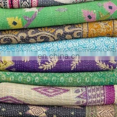 Hand Quilted Kantha Quilt Wholsale Kantha Quilt