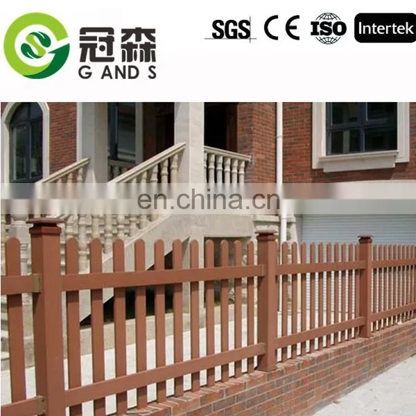 2017 Outdoor An-ti Termites Waterproof Decorative Garden Wpc Fence Composite Railing photo-2