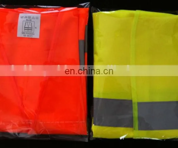 Short Sleeves Child Pink Safety Vest With Pockets for KF0-39F photo-4