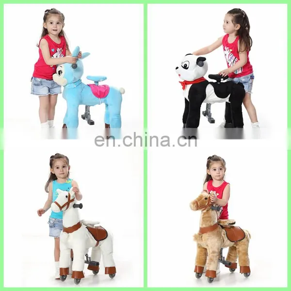 New Arrival!!!HI CE Ride on Toys for Adult and Kids to Have Fun in Mall,ride on Pony With Wheels photo-2