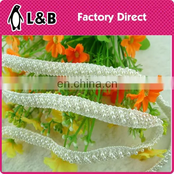 Beaded Trim for Wedding Dress ,Organza Lace Trim, Garment Trim Types for Garment