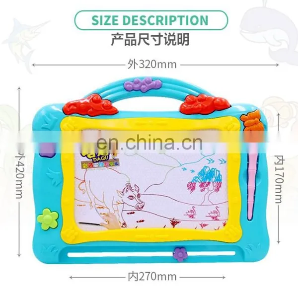 Magnetic Drawing Board, Colorful Kid Learning Magna Doodle photo-3